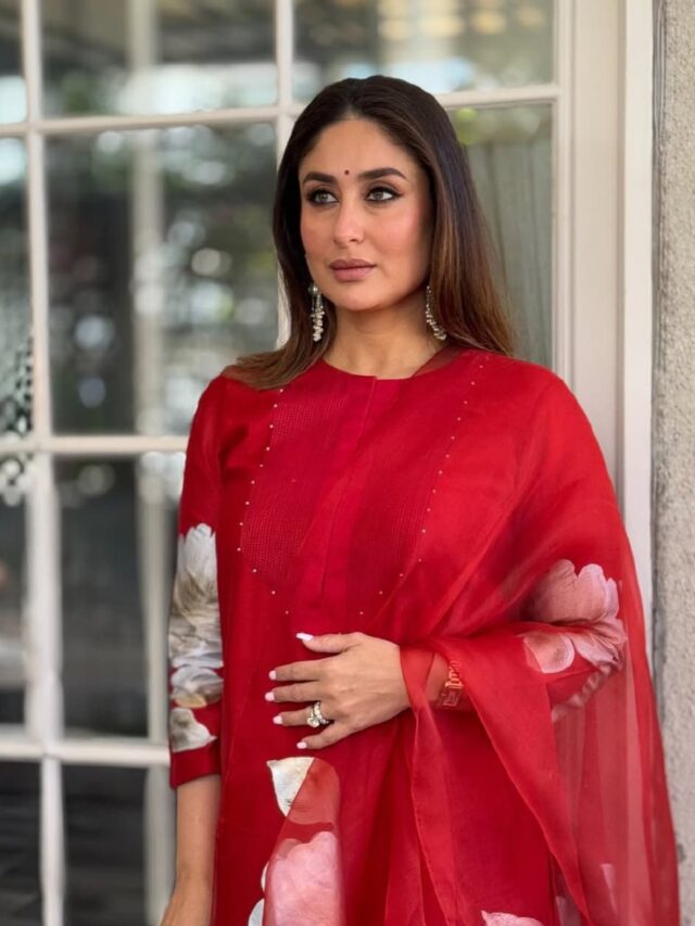 Kareena Kapoor Gorgeous In Red Salwar