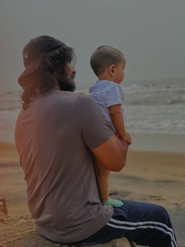 Nikhil Siddharth Son Dheera’s First touch of the Sea