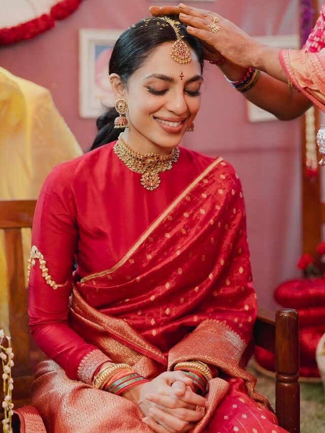 Sobhita Dhulipala’s Pelli Kuthuru Ceremony Pictures