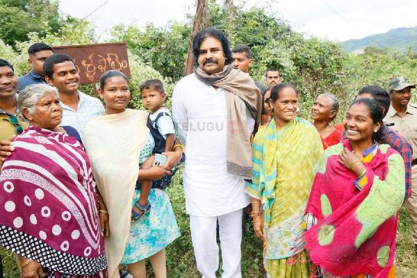 Pawan Kalyan Visit Anantagiri Mandal And Interact With Tribals