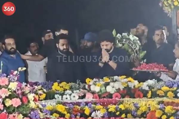 NTR 29TH Death Anniversary : Jr NTR and Kalyan Ram pay Tributes