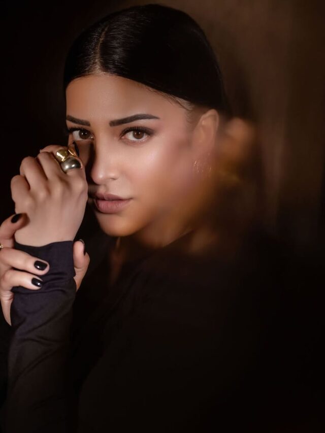 Shruti Haasan Black Shadow Look