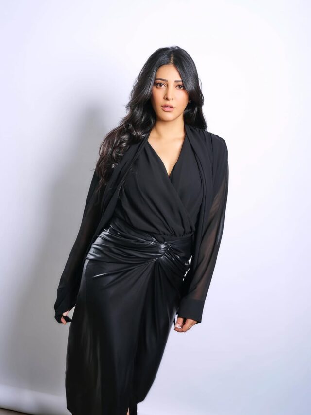 Shruti Haasan Black flag look