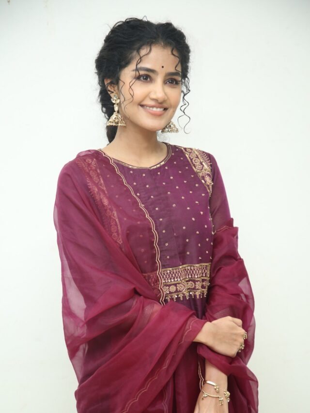 Anupama Parameshwaran In Paradha Movie Promotions