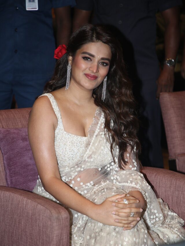 Nidhhi Agerwal In HHVM Press Meet