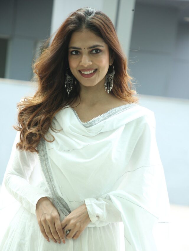 Malavika Mohanan At Raja Saab Thanks Meet