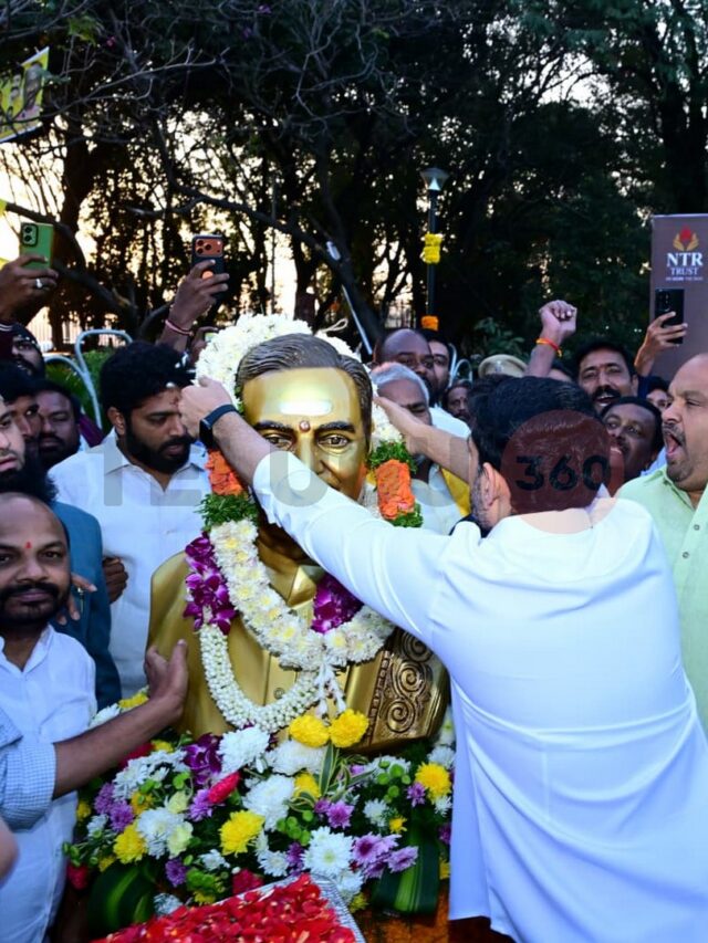 Nara Lokesh at NTR Ghat on his death anniversary