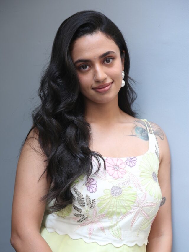 Malavika Nair In Biker Movie Promotions