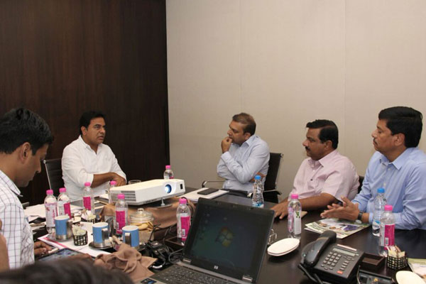 EC members of Bulk Drug Manufacturers Association met Minister KTR