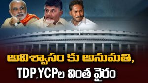 ప్రొ.నాగేశ్వర్: అవిశ్వాసంపై టీడీపీ, వైసీపీల వింత రాజకీయాలు..!