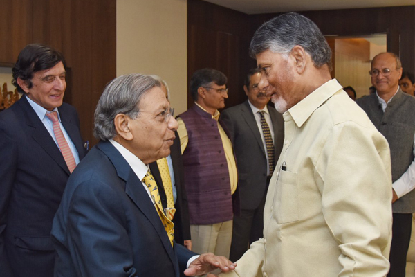 chandrababu naidu meeting with 15th Finance Commission members