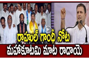 ప్రొ.నాగేశ్వర్:  రాహుల్ నోట మహాకూటమి మాట ఎందుకు రాలేదు..?