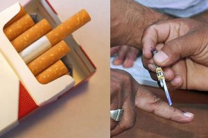 సిగరెట్ తాగి ఓటెయ్యరాదు…!
