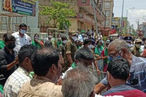 అమరావతి రైతులపై అదే దౌర్జన్యకాండ..!