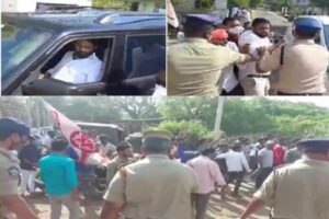 భీమ్లా నాయక్ థియేటర్ల వద్ద వైకాపా మంత్రులకు పవన్ అభిమానుల సెగ
