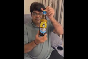 బూమ్ బూమ్ బీర్ల‌పై న‌టుడి సెటైర్‌