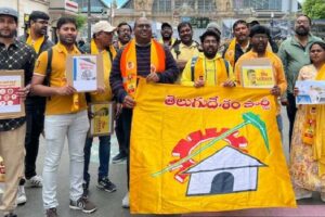 కూటమికి సంఘీభావం తెలుపుతూ జర్మనీలో ప్రవాసాంధ్రుల ర్యాలీ