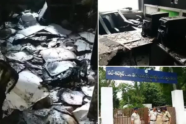 Madanapalli Fire Accident Issue