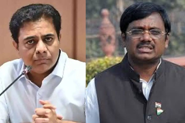 vivek venkata swamy fires on ktr