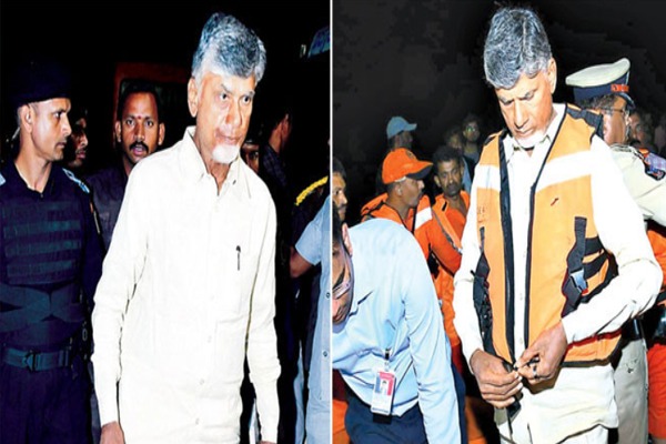 CM Chandrababu Naidu in Flood Affected Areas