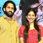 naga chaitanya and sai pallavi in thandel press meet