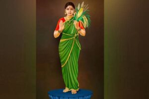ప్రతి కుటుంబంలో సభ్యురాలు “ తెలంగాణ తల్లి “