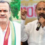 bandi sanjay praised komatireddy