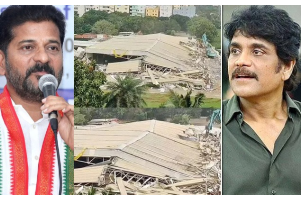 కబ్జా ఒప్పుకుని నాగార్జున 2 ఎకరాలు తిరిగిచ్చారు:  రేవంత్