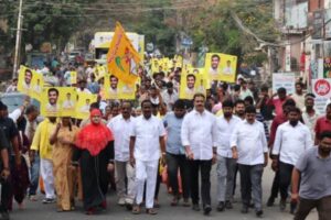 ఏపీ టెక్నాలజీ సర్వీసెస్ (APTS) ఛైర్మన్ మన్నవ మోహన కృష్ణ ఆధ్వర్యంలో నారా లోకేష్  జన్మదిన వేడుకలు