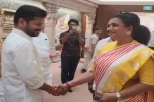 రేవంత్‌తో షేక్ హ్యాండ్ – రోజాకు మైనస్ మార్కులే!