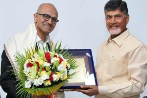Andhra and Microsoft Sign MoU for Agriculture and Civil Supplies