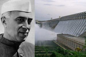 Nehru carried first tray of soil at Nagarjuna Sagar project
