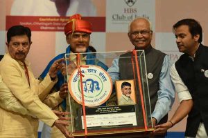 Naidu receives ‘Ideal Chief Minister’ Award