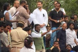 Rahul to participate in cadle light rally in HCU tonight