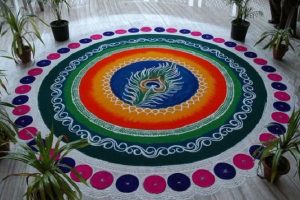 Resentment in IAS officers on AP govt sponsored Rangoli