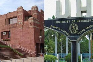 Troubled JNU &HCU remain best in India