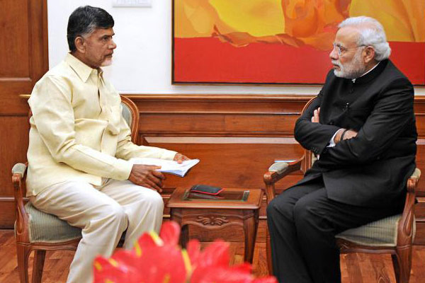 Chandrababu naidu, Narendra Modi