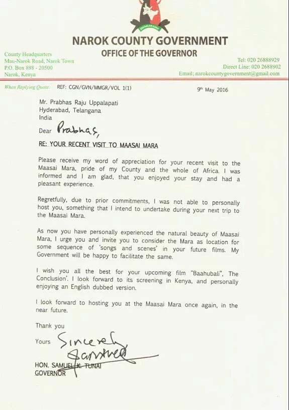 Prabhas-gets-an-appreciation-letter-from-Kenyan-government