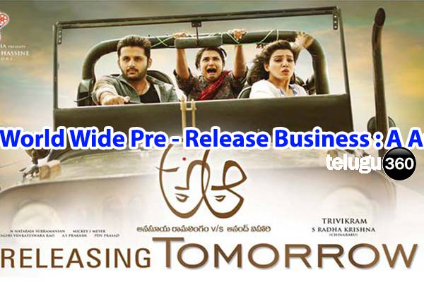 World Wide Pre - Release Business Trivikram's A Aa