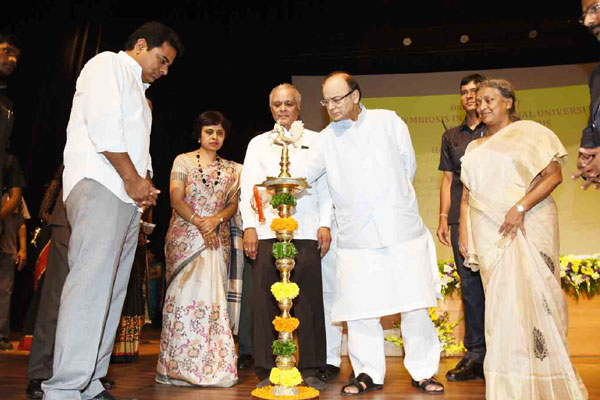 Inaugaration of Symbiosis University at Kothur by Arun Jaitley