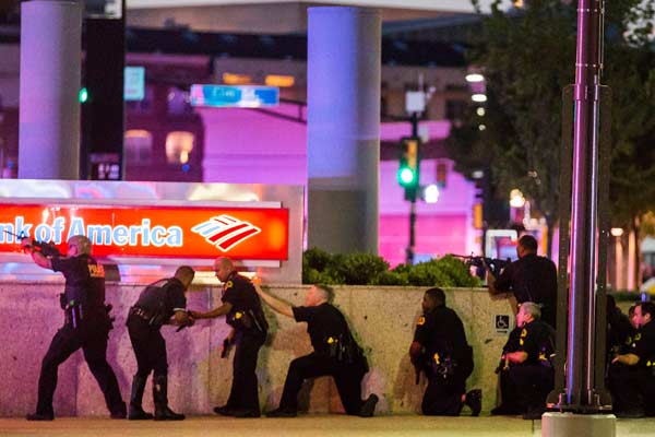 Five Dallas police killed in ambush, suspect identified as Army reservist