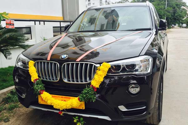 BVSN Prasad has Gifted a BMWX3 Series Car to Director Sukumar for the Memorable hit