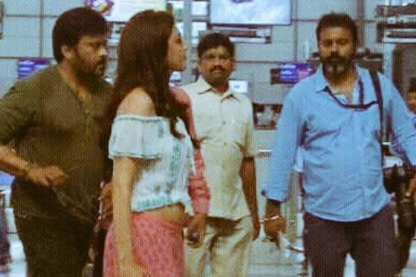 Kajal Aggarwal joins Chiranjeevi's Khaidi No.150 shoot, Kajal shooting with Chiranjeevi