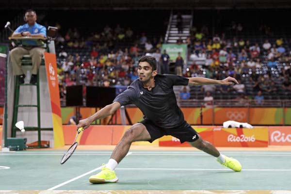 Shuttler Srikanth loses to Lin Dan in Olympic quarters