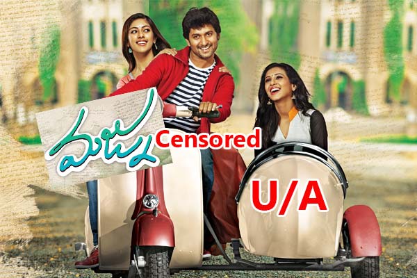 Majnu censor report, Nani’s Majnu Censor Details, Majnu censor certificate, Majnu Censor Live,