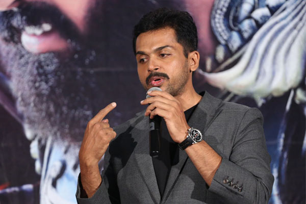 Karthi says about Kaashmora, Karthi no immediate plans of doing a Hindi film.