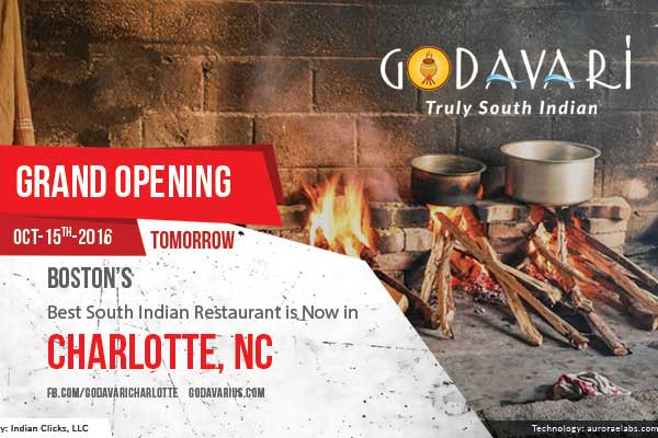 “Godavari is NOW Cooking in Charlotte, NC