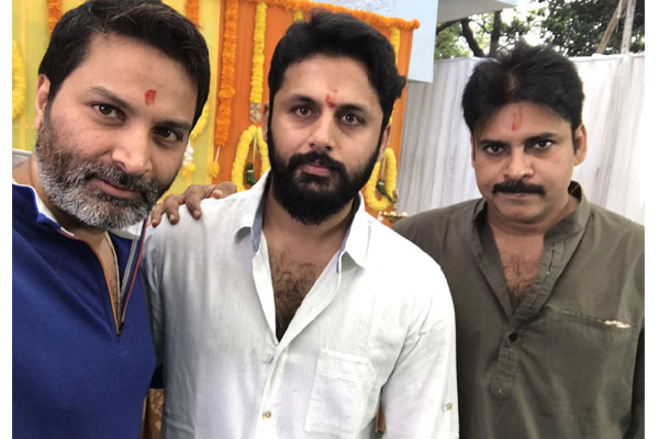 Pawan Kalyan Trivikram to Produce Nithiin Movie