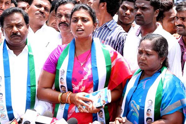 Roja attacks both Modi and Chandrababu hardly!