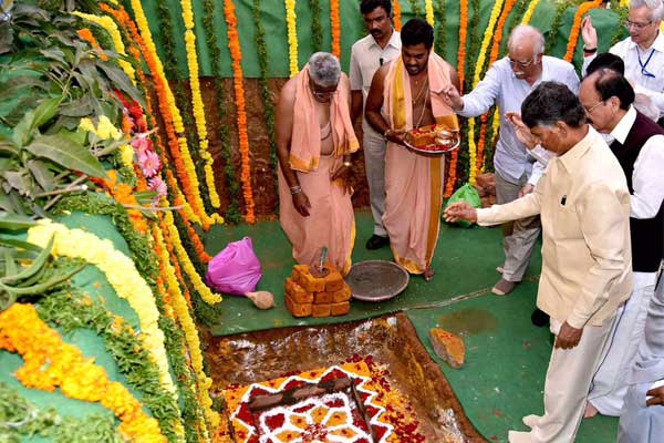 Laid foundation for runway expansion at Vijayawada airport